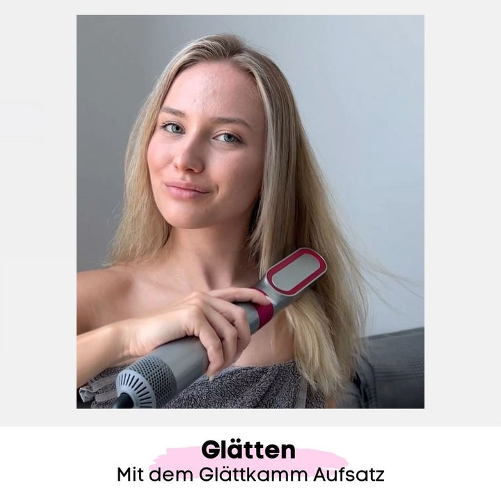 5in1 - Airstyler + Pflegehaarbürste, für das perfekte Haar - SOLOH