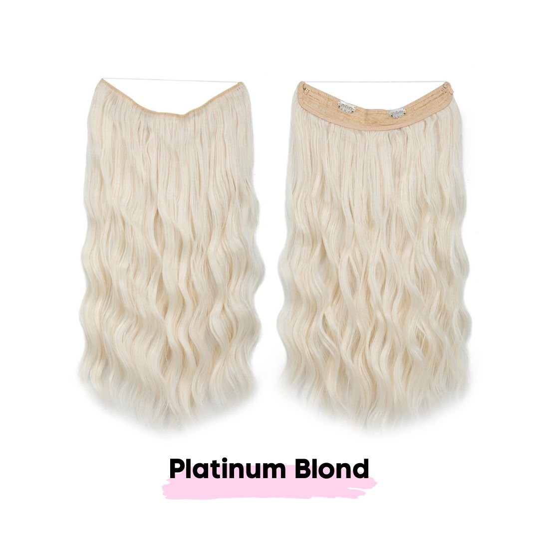 Haar Extensions 2.0 + Pflege Haarbürste | Mit Band & Clip | 40Cm 50Cm 60Cm - SOLOH