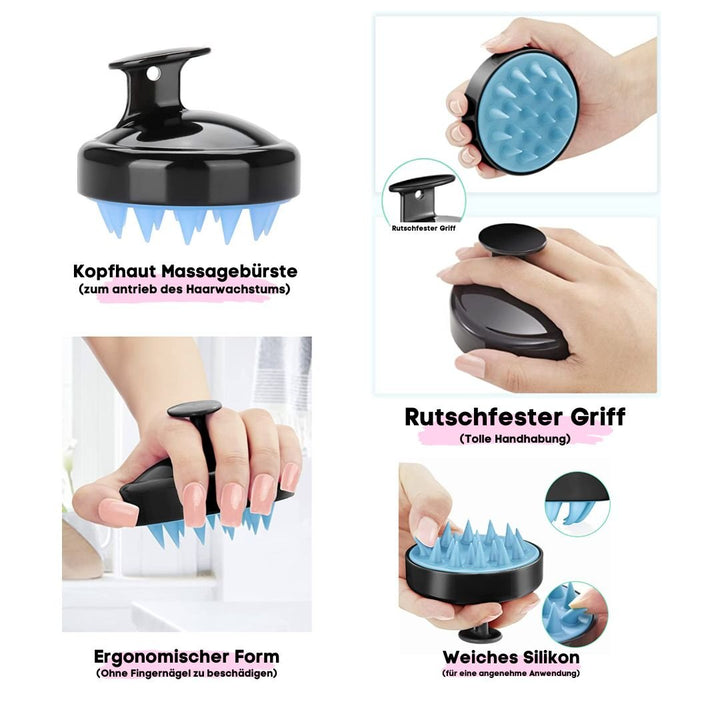 Haar Extensions + GRATIS Kopfmassage Bürste - SOLOH
