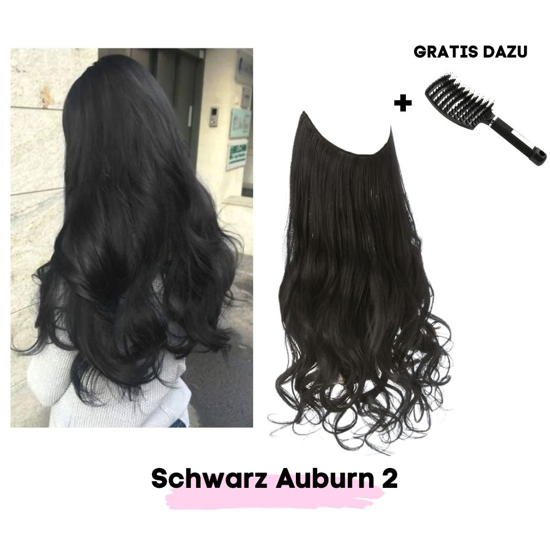 Haar Extensions + Pflegehaarbürste GRATIS - SOLOH