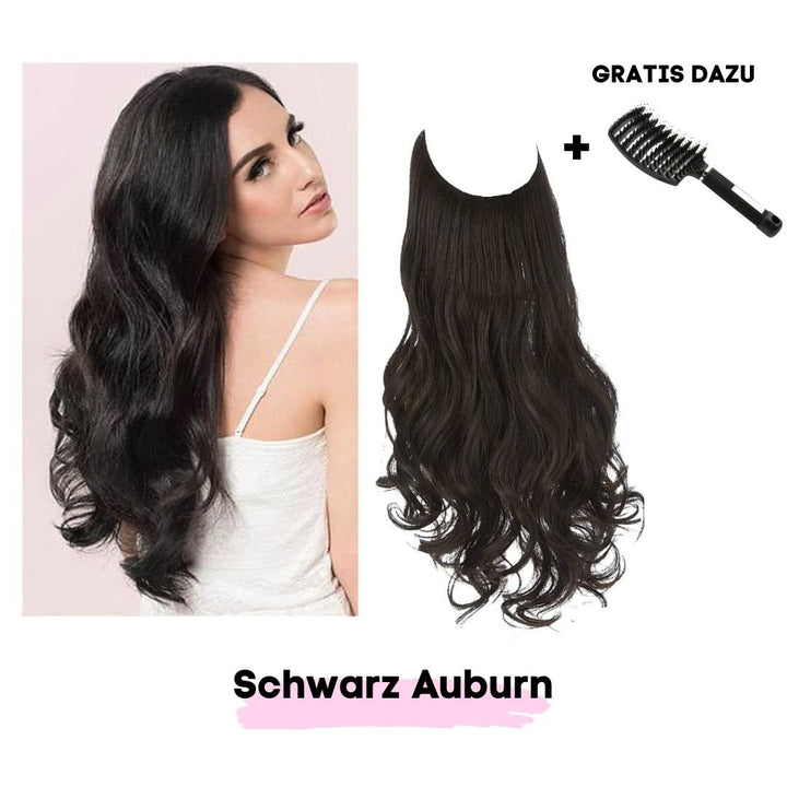 Haar Extensions + Pflegehaarbürste GRATIS - SOLOH