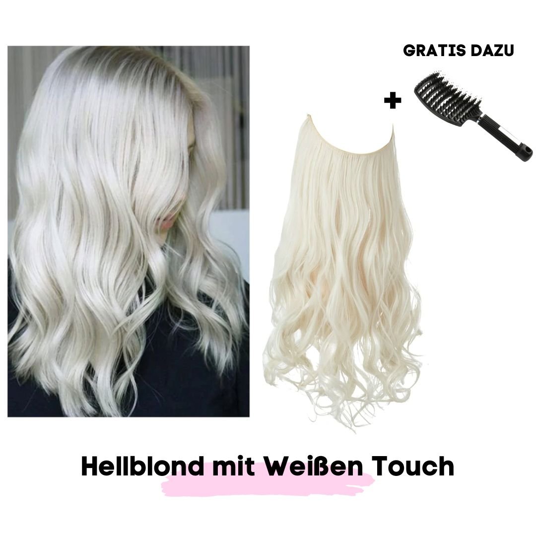Haar Extensions + Pflegehaarbürste GRATIS - SOLOH