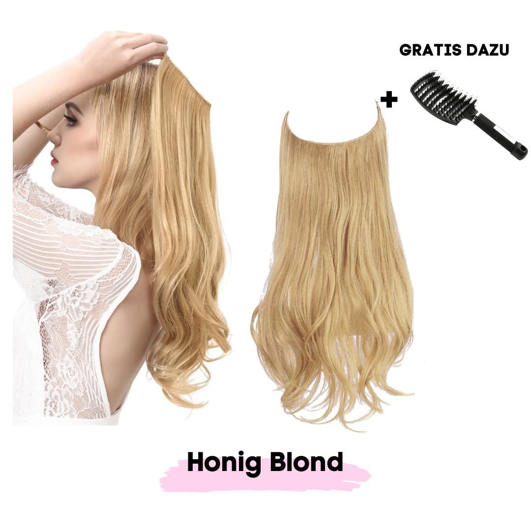 Haar Extensions + Pflegehaarbürste GRATIS - SOLOH