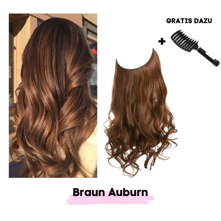 Haar Extensions + Pflegehaarbürste GRATIS - SOLOH